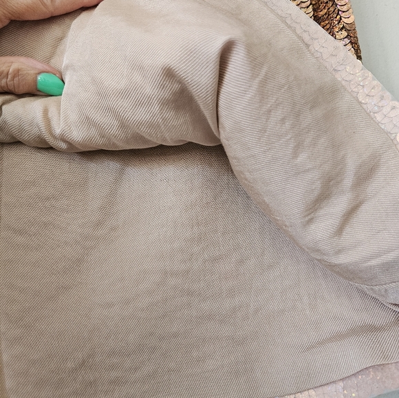 💖 Stella McCartney Rose Gold Sequin Skirt - Picture 4 of 10